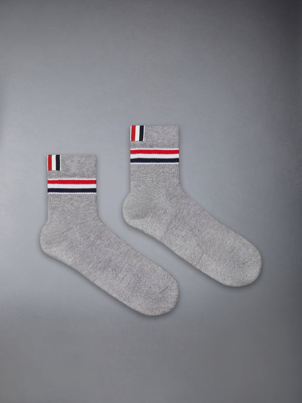 RWB STRIPE ATHLETIC ANKLE SOCKS - featured image