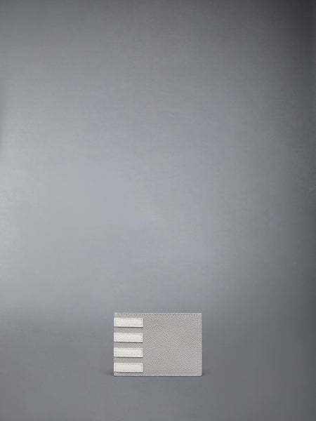 PEBBLE GRAIN 4-BAR SINGLE CARD HOLDER LIGHT GREY
