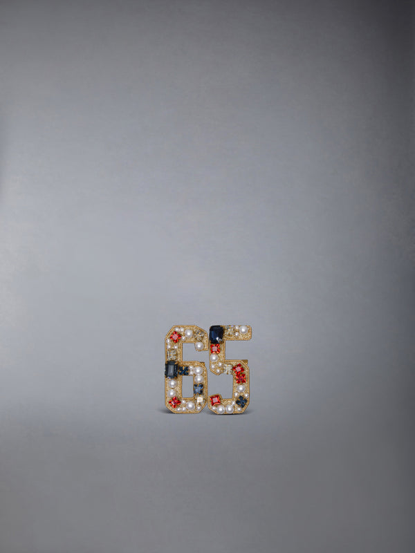 パール クリスタル バリオン刺繍 65 ブローチ - featured image