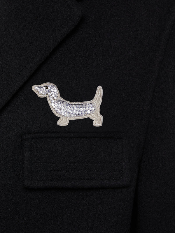 CRYSTAL EMBROIDERY HECTOR BROOCH - image 3