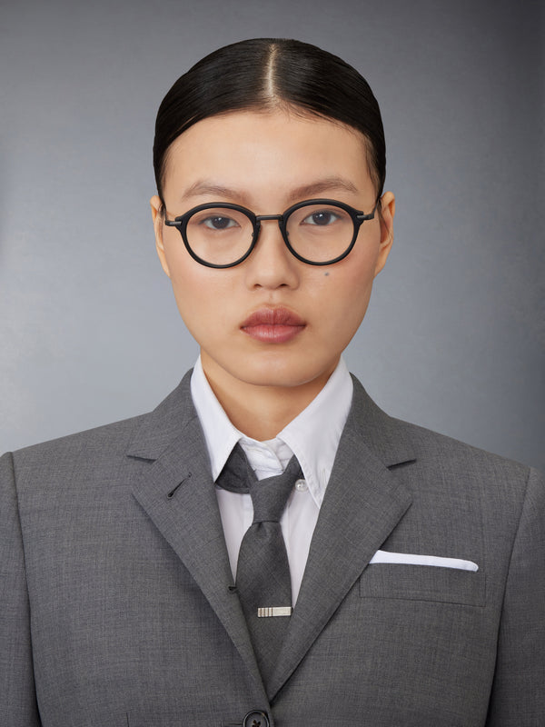 ACETATE AND TITANIUM ROUND EYEGLASSES - image 2