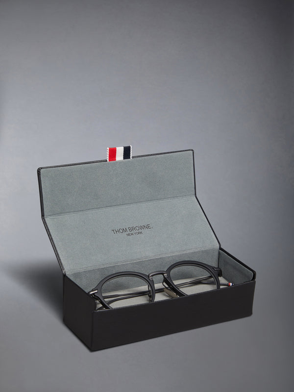ACETATE AND TITANIUM ROUND EYEGLASSES - image 8