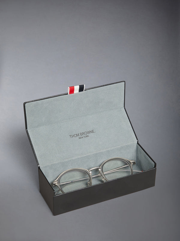 ACETATE AND TITANIUM ROUND EYEGLASSES - image 8
