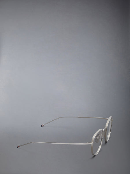 TITANIUM ROUND EYEGLASSES SILVER