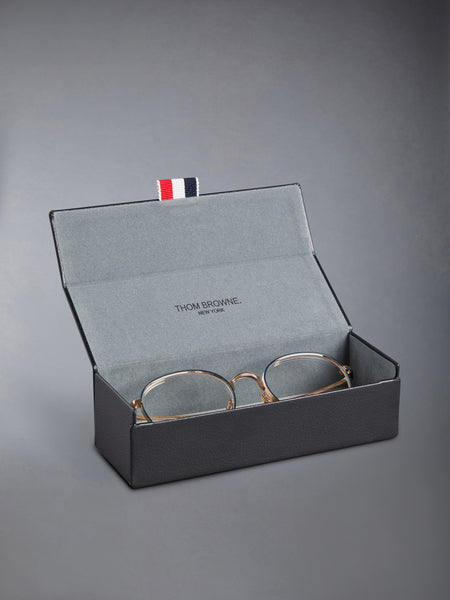 TITANIUM ROUND EYEGLASSES GOLD