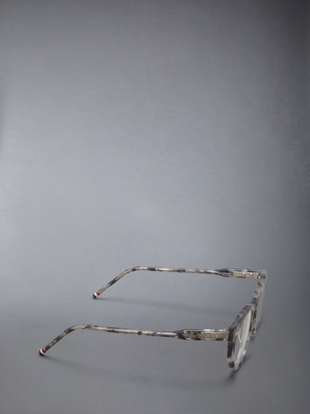 ACETATE ROUND EYEGLASSES DARK GREY