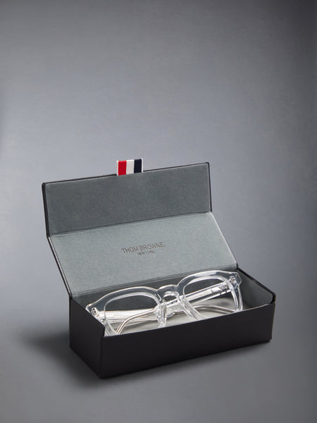 ACETATE RECTANGULAR EYEGLASSES CLEAR / TRANSPARENT