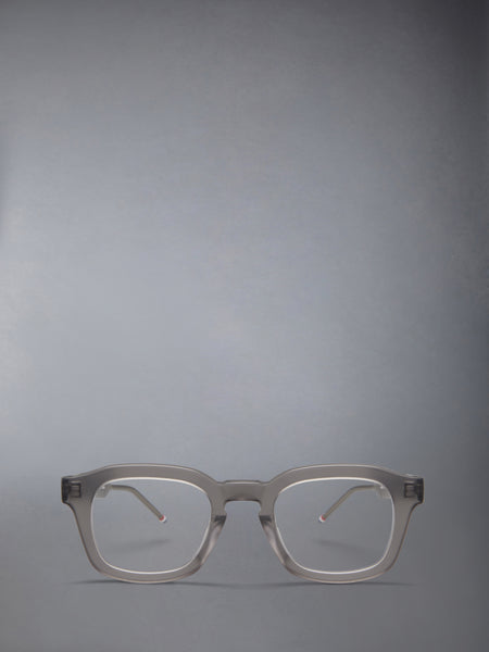 ACETATE RECTANGULAR EYEGLASSES LIGHT GREY