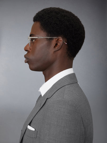 ACETATE OVAL EYEGLASSES CLEAR / TRANSPARENT