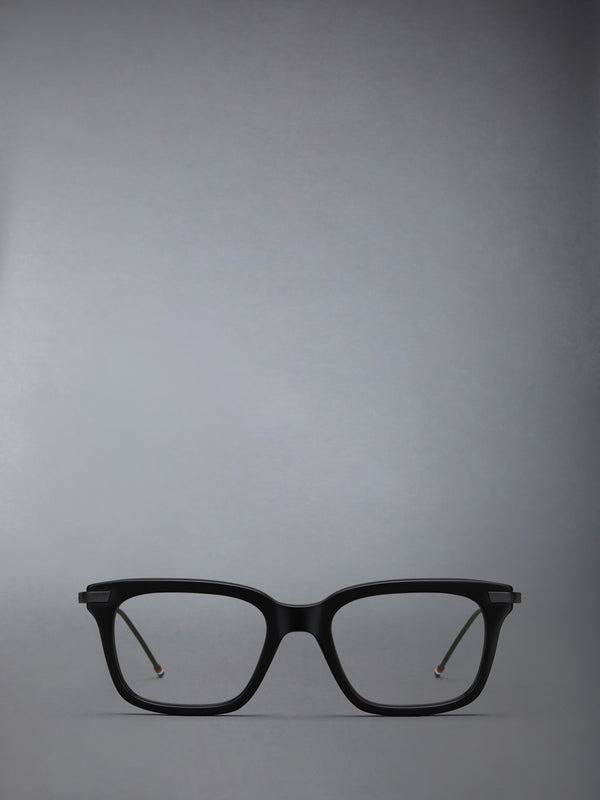 ACETATE AND TITANIUM RECTANGULAR EYEGLASSES - featured image