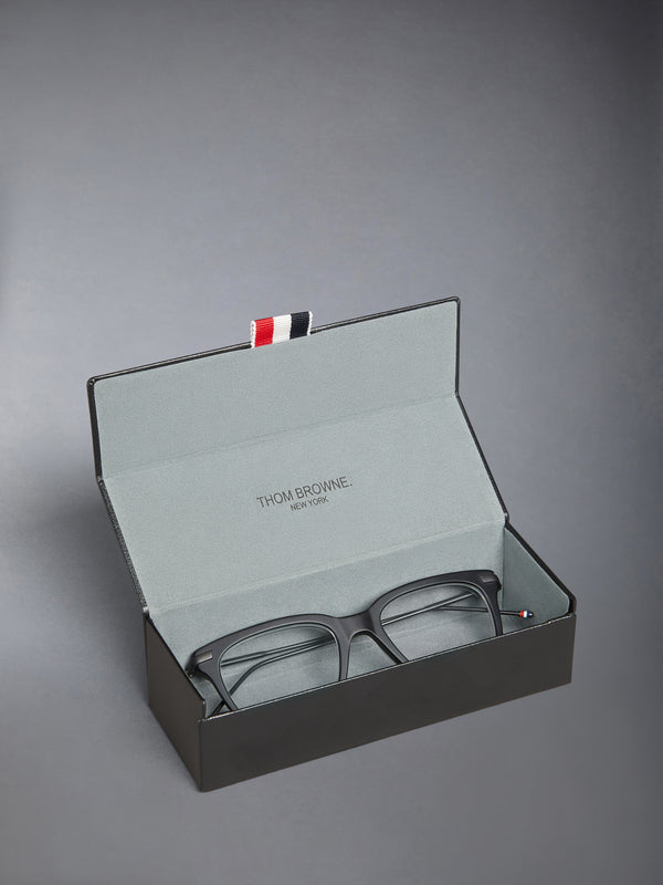 ACETATE AND TITANIUM RECTANGULAR EYEGLASSES - image 8