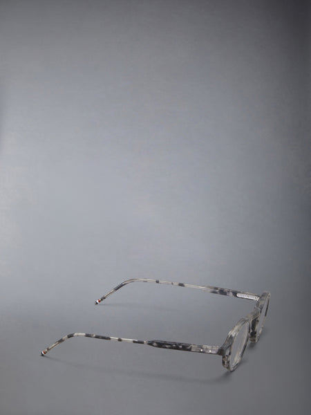 ACETATE ROUND EYEGLASSES DARK GREY
