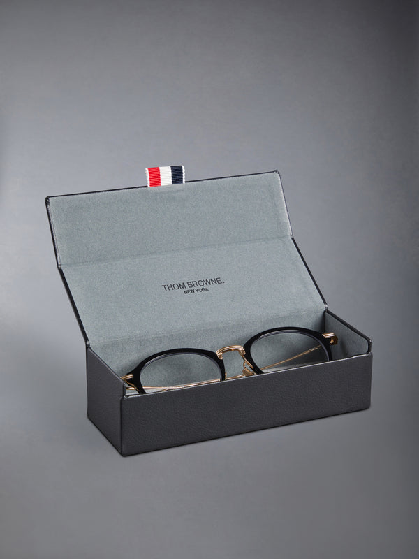 ACETATE AND TITANIUM ROUND EYEGLASSES - image 6