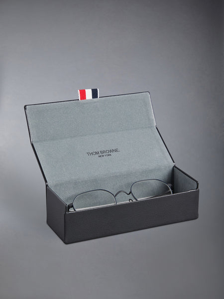 TITANIUM ROUND EYEGLASSES BLACK