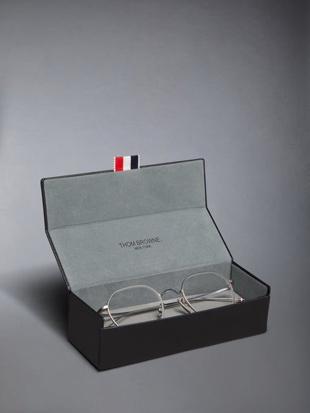 TITANIUM ROUND EYEGLASSES MED GREY
