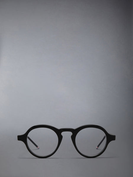 ACETATE ROUND EYEGLASSES BLACK