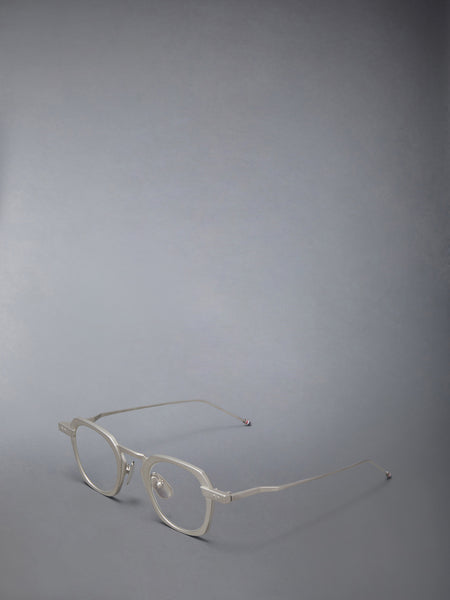TITANIUM SQUARE EYEGLASSES SILVER