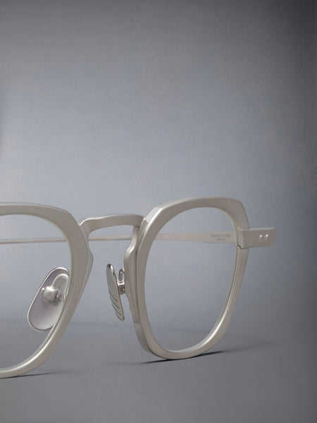 TITANIUM SQUARE EYEGLASSES SILVER