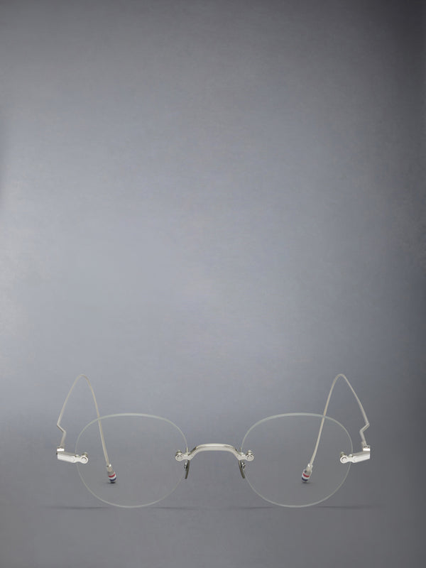 TITANIUM RIMLESS ROUND EYEGLASSES - featured image