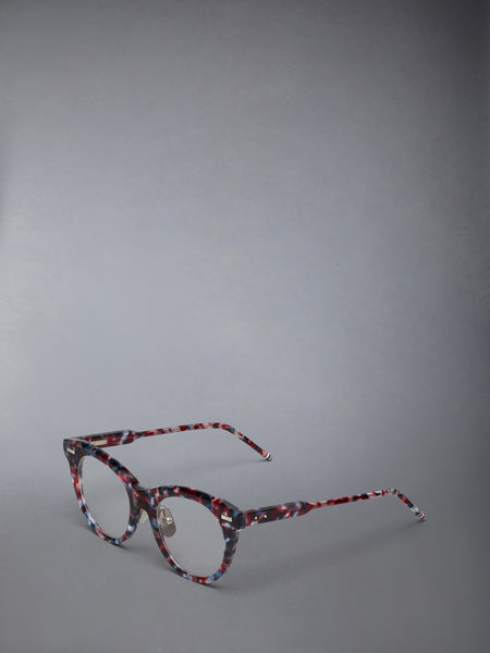 ACETATE CATEYE EYEGLASSES RWBWHT