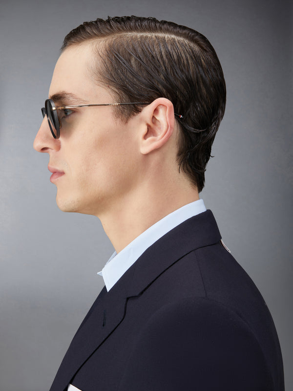 TITANIUM ROUND SUNGLASSES - image 3