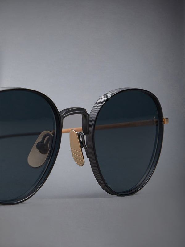 TITANIUM ROUND SUNGLASSES - image 5