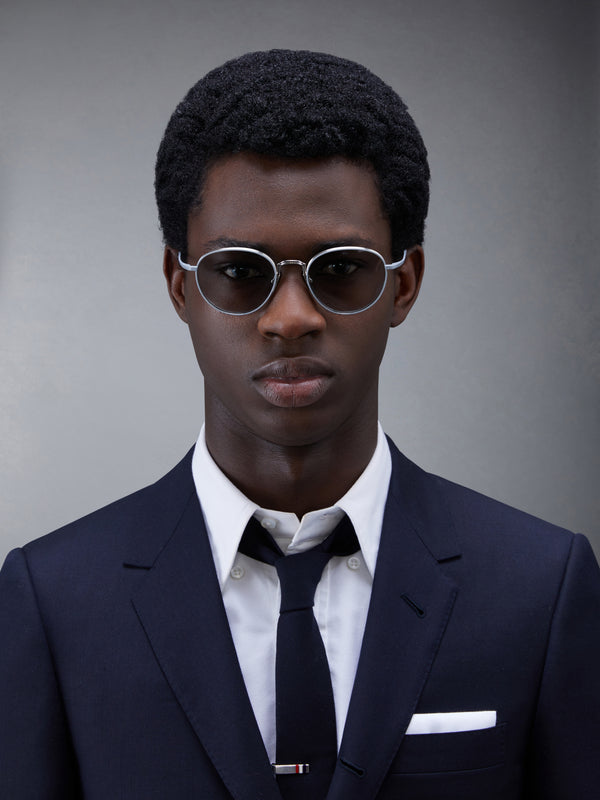 TITANIUM ROUND SUNGLASSES - image 2