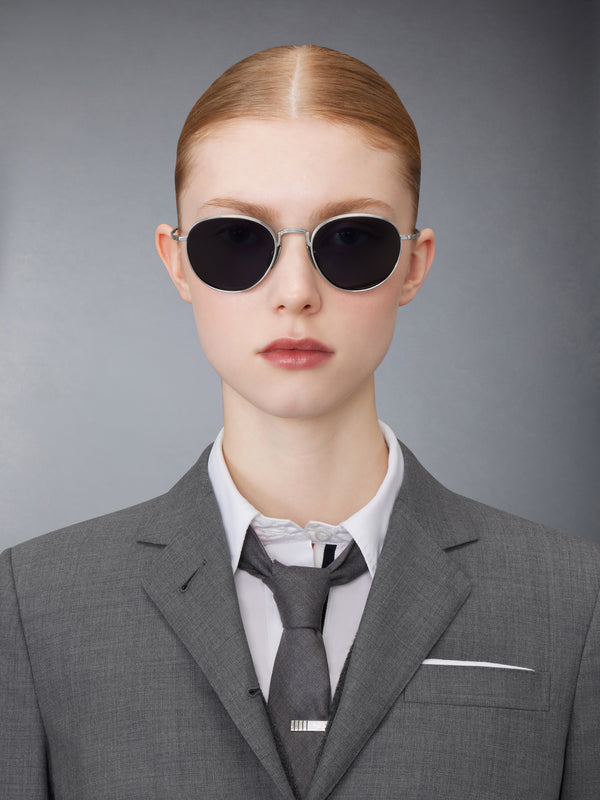 TITANIUM ROUND SUNGLASSES - image 2