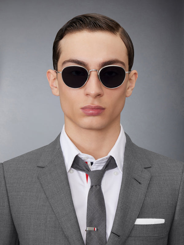TITANIUM ROUND SUNGLASSES - image 3