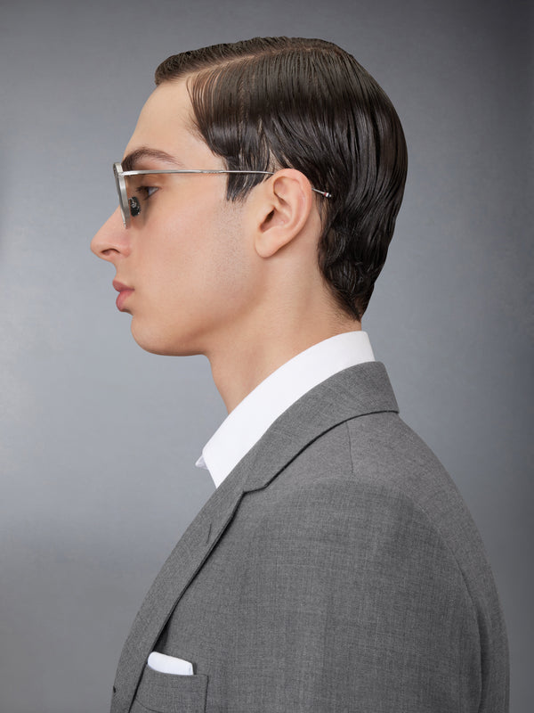 TITANIUM ROUND SUNGLASSES - image 5