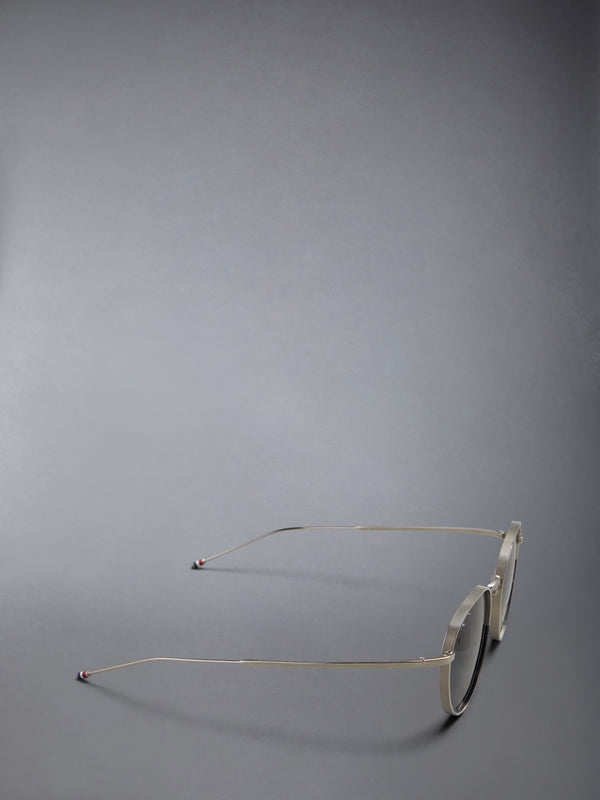 TITANIUM ROUND SUNGLASSES - image 6
