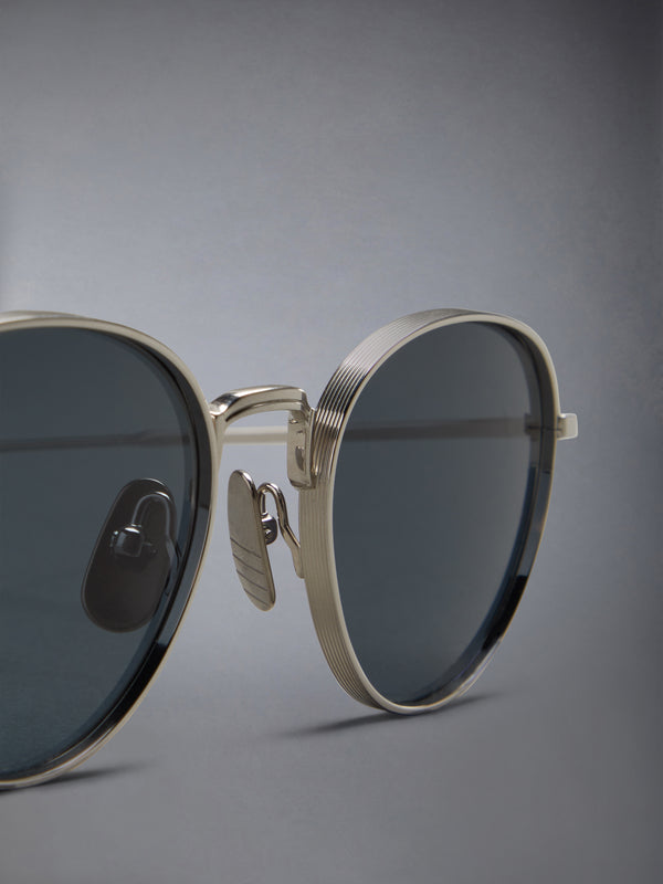 TITANIUM ROUND SUNGLASSES - image 7