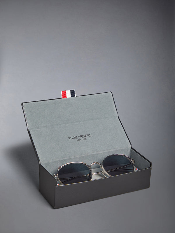 TITANIUM ROUND SUNGLASSES - image 8