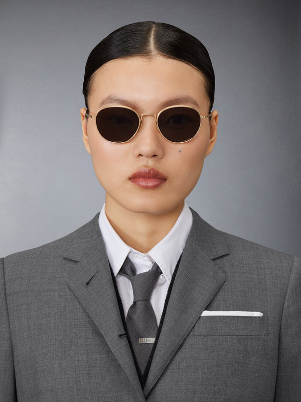 TITANIUM ROUND SUNGLASSES - image 2