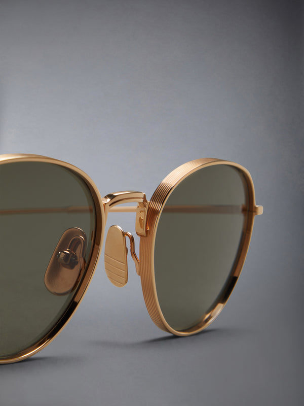 TITANIUM ROUND SUNGLASSES - image 7