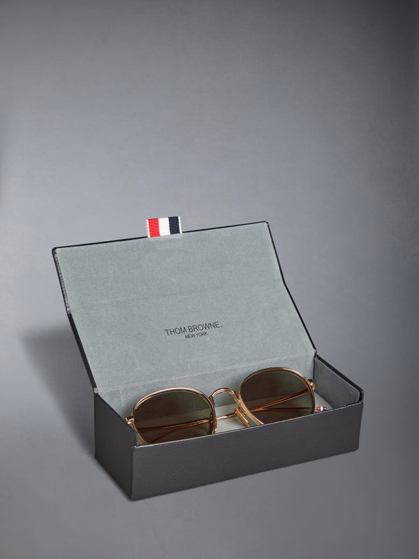 TITANIUM ROUND SUNGLASSES - image 8