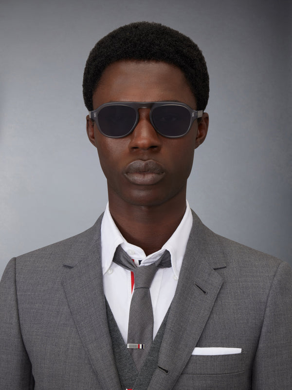 ACETATE OVAL SUNGLASSES - image 3