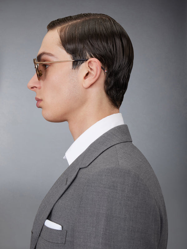 ACETATE AND TITANIUM AVIATOR SUNGLASSES - image 4