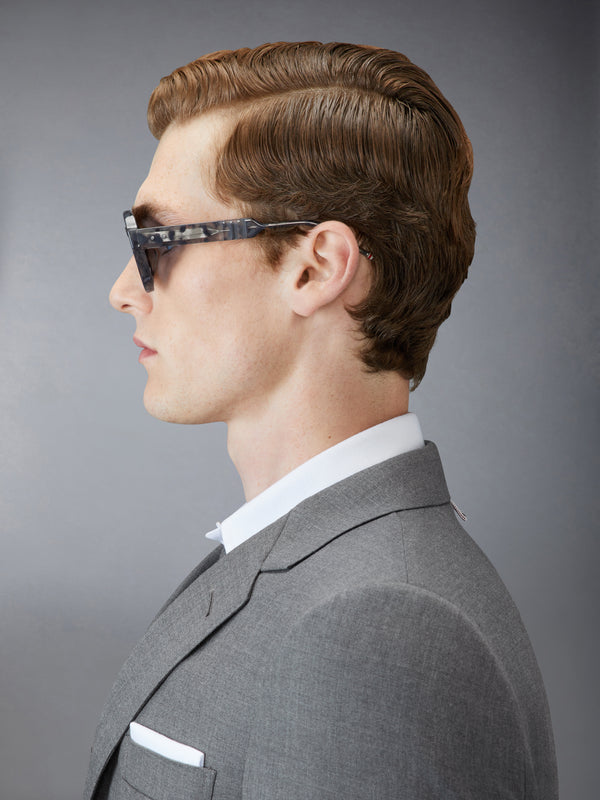 TORTOISE ACETATE ROUND SUNGLASSES - image 4