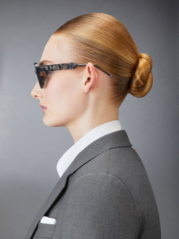 TORTOISE ACETATE ROUND SUNGLASSES - image 5