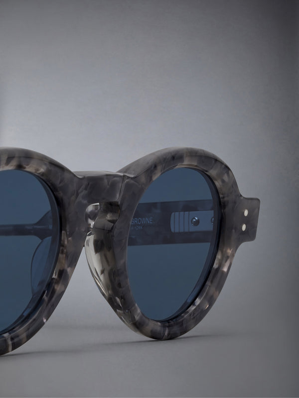TORTOISE ACETATE ROUND SUNGLASSES - image 7