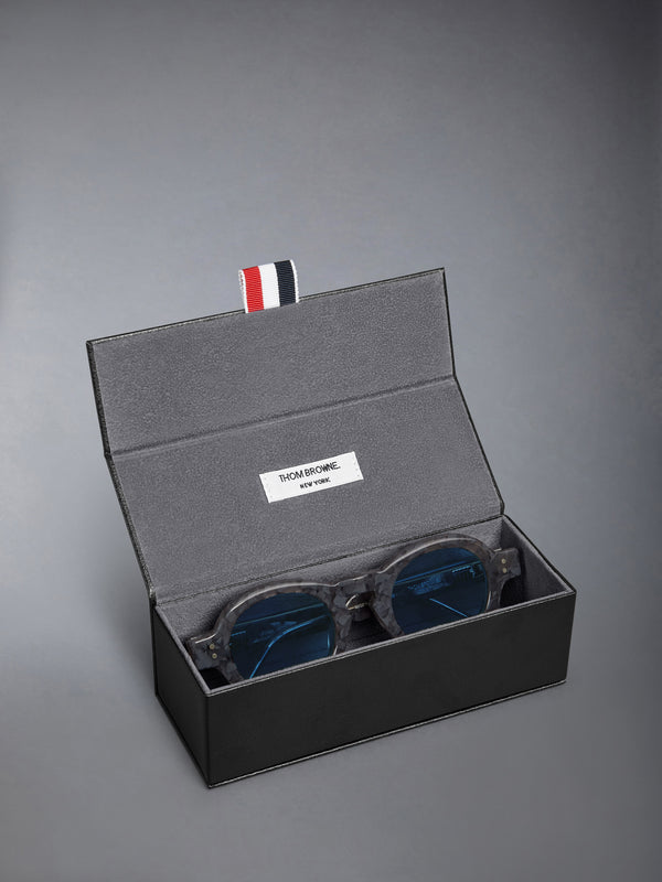 TORTOISE ACETATE ROUND SUNGLASSES - image 8