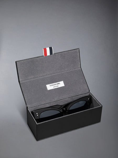 ACETATE CATEYE SUNGLASSES BLACK