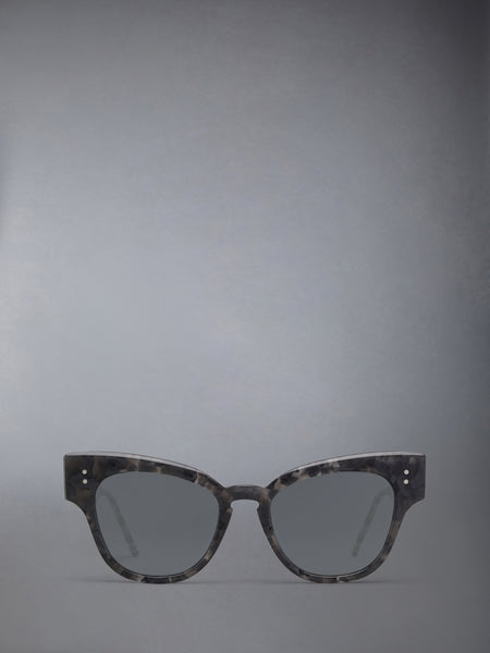 TORTOISE ACETATE CATEYE SUNGLASSES DARK GREY