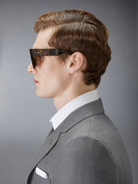 TOKYO TORTOISE ACETATE CATEYE SUNGLASSES DARK BROWN
