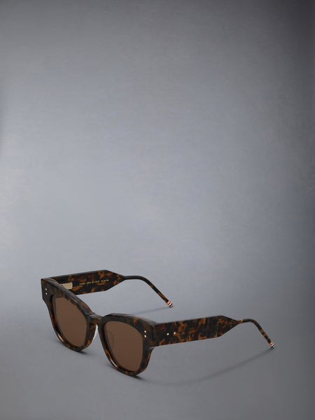 TOKYO TORTOISE ACETATE CATEYE SUNGLASSES DARK BROWN