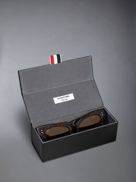 TOKYO TORTOISE ACETATE CATEYE SUNGLASSES DARK BROWN