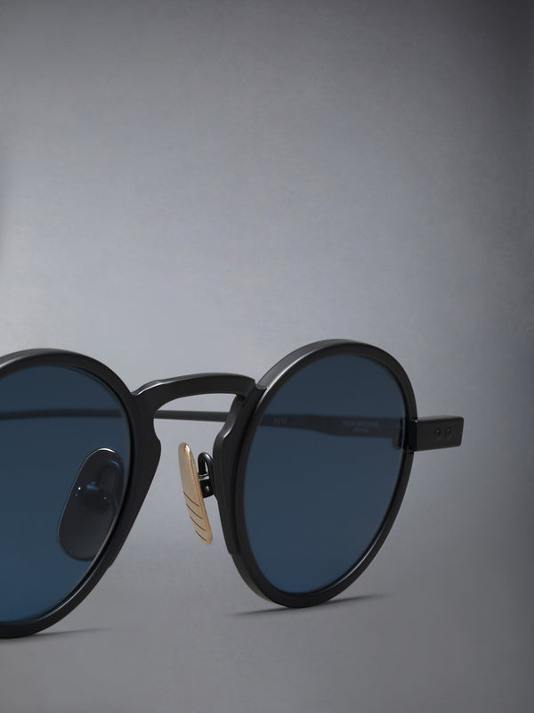 TITANIUM ROUND SUNGLASSES - image 3