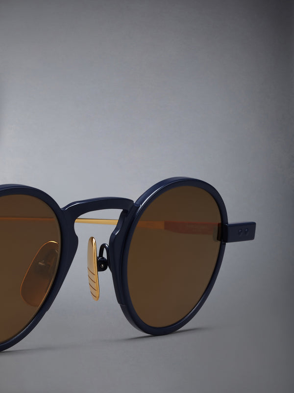 TITANIUM ROUND SUNGLASSES - image 3