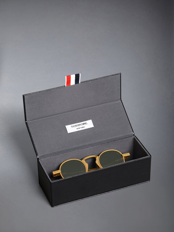 TITANIUM ROUND SUNGLASSES - image 4